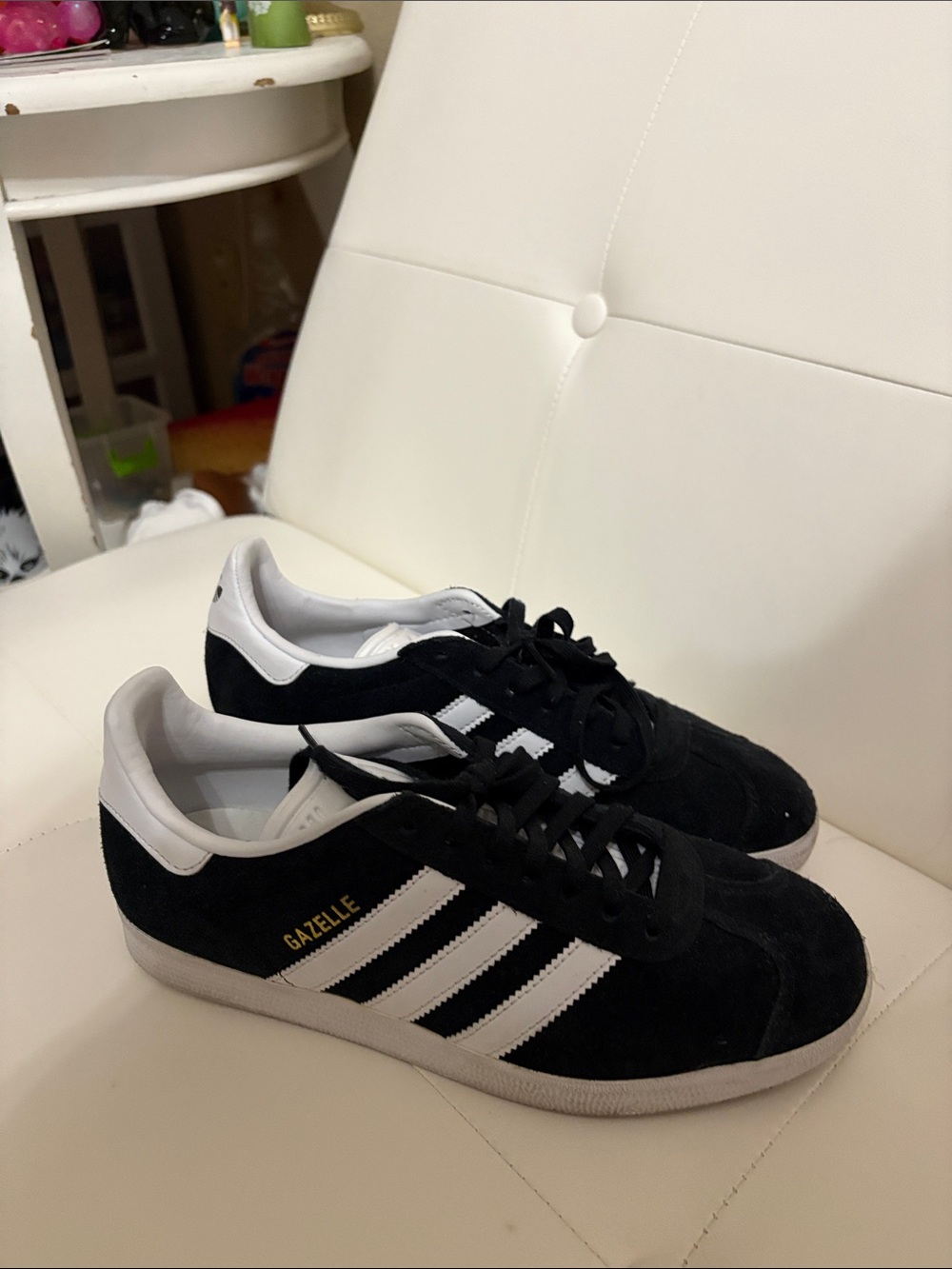 adidas Gazelle Sneakers - Black/White